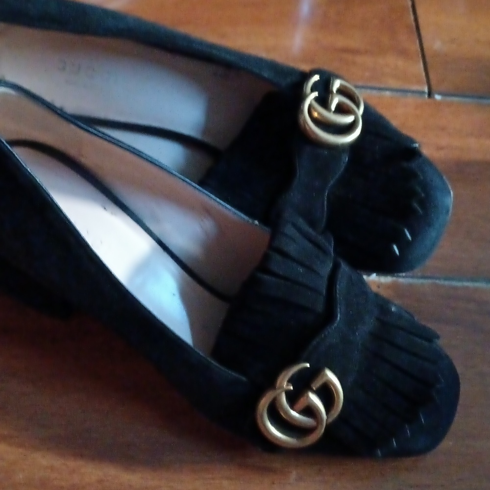 Gucci marmont high heel shoes